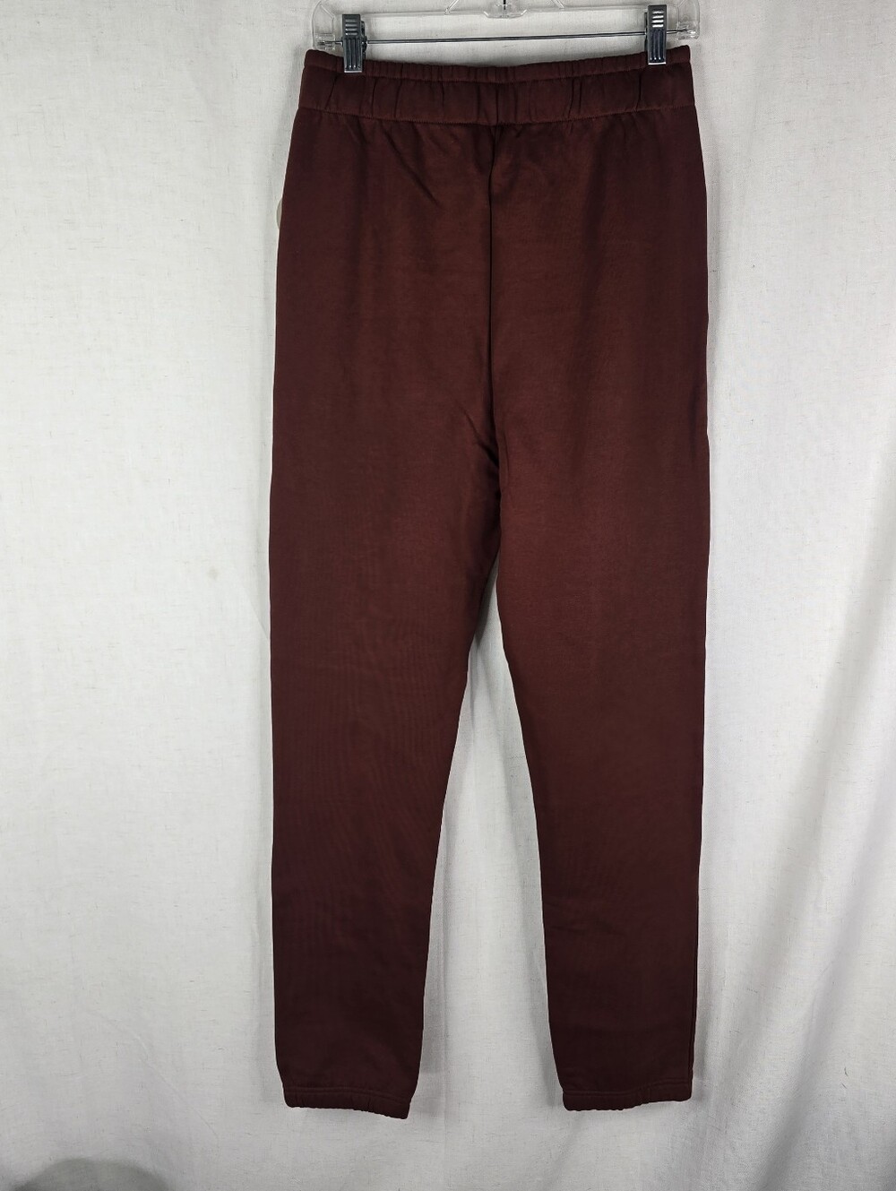 Pact Womens Small One For All Unisex Mahogany Dark Burnt Orange Sweatpants - Picture 5 of 9